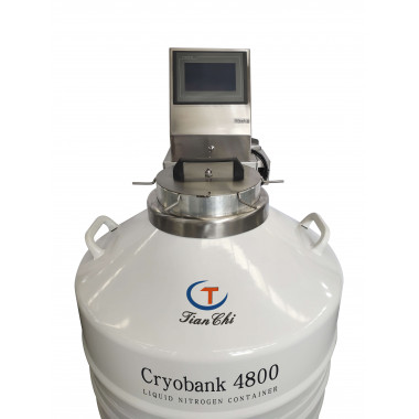 Egypt cryobank 6000 gas phase cell tank KGSQ laboratory series with automatic liquid nitrogen perfusion system