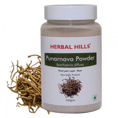 Herbal Hills Punarnava Powder - 100g Each (Pack of 2) - Bottle