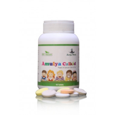 Amulya Calkid (Calcium For Children)- 60 Tablets