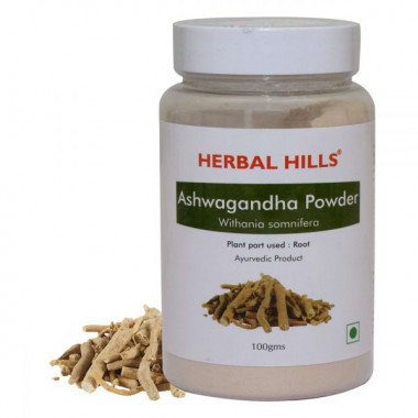 Herbal Hills Ashwagandha Powder - 100 g (Pack of 2)
