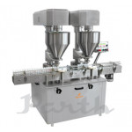 AUTOMATIC DOUBLE HEAD AUGER TYPE POWDER FILLING MACHINE MODEL-PAPF-80
